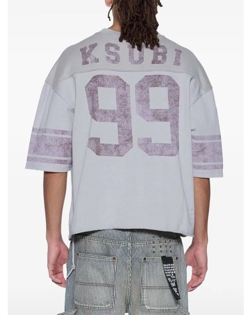 Ksubi Gray Halftime Ss Duke T-Shirt for men