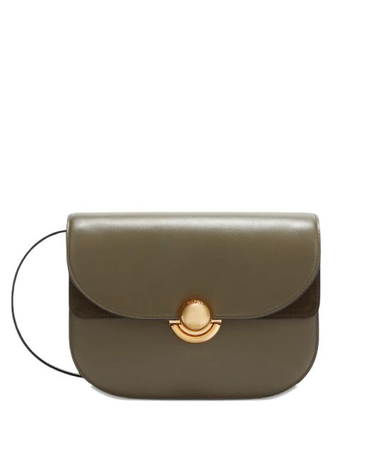 Furla Gray Sfera Small Crossbody Round