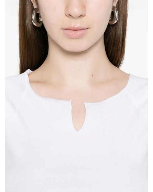 Deha White Sleeveless Vest
