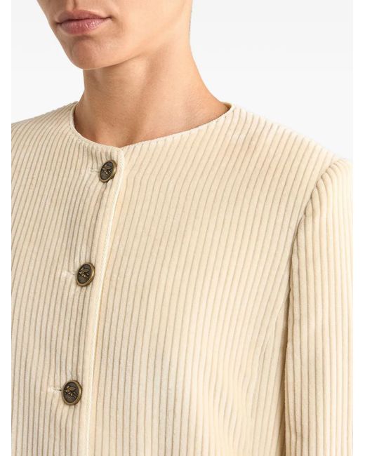Etro Natural Button Corduroy Jacket