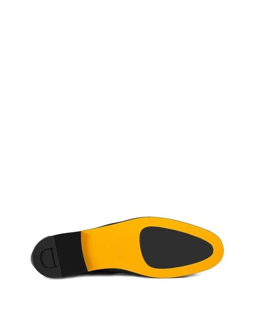 Doucal's Black Leather Loafers