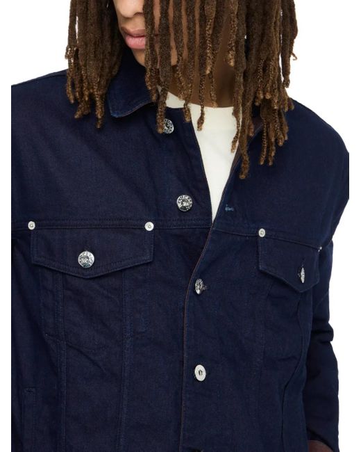 J.W. Anderson Blue Button-Fastening Denim Jacket for men