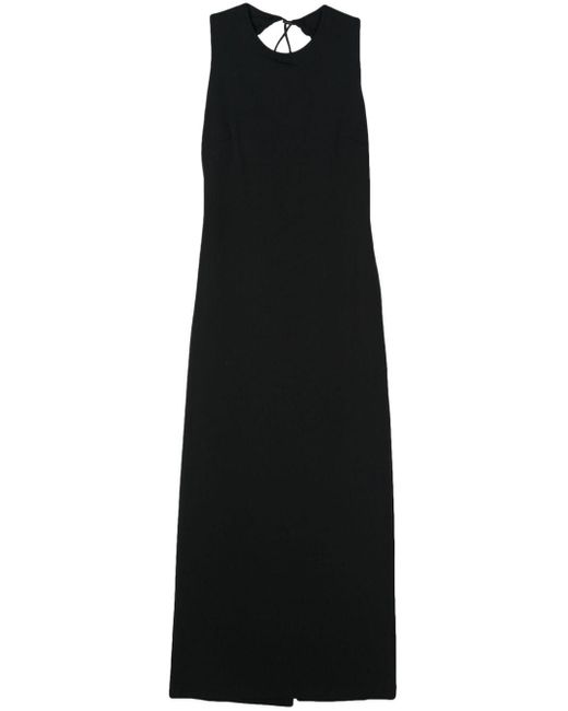 Sunnei Black Cut Out-detail Sleeveless Dress