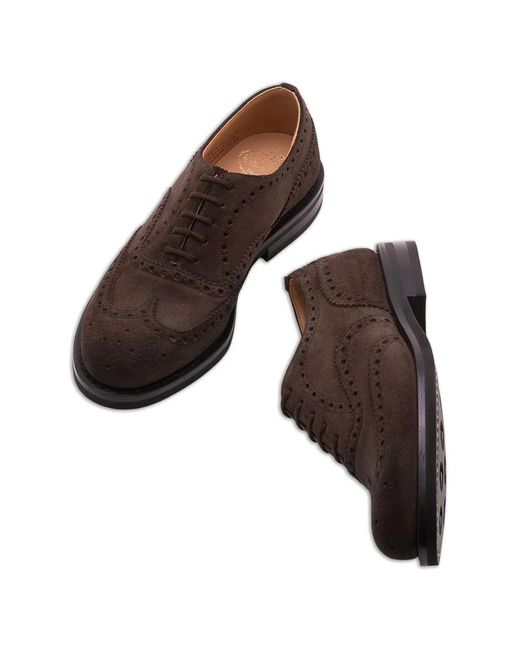 Church's Brown Amersham Suede Shoes for men