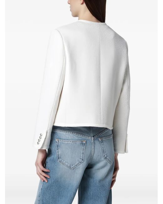 DUNST White Button Jacket