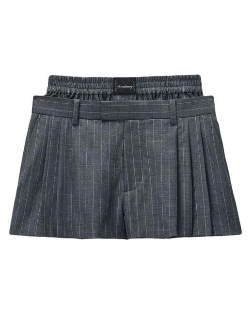 Alexander Wang Boxershorts Met Vlakken in het Gray