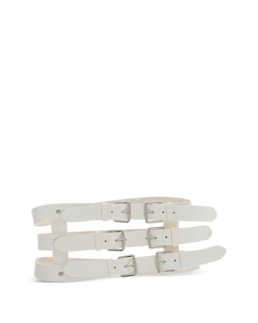 DSquared² White Bustier-Gürtel