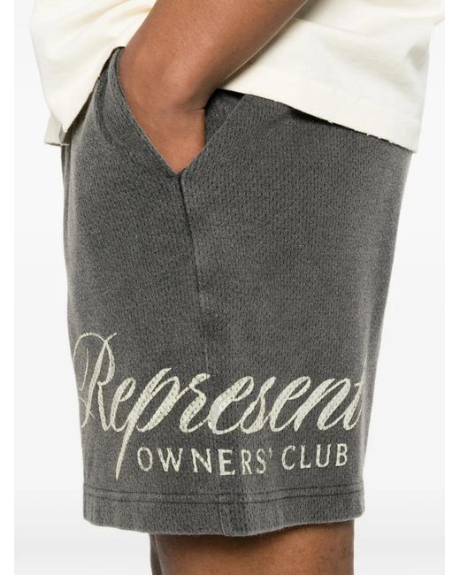 Represent Gray Owners Club Script" Short for men
