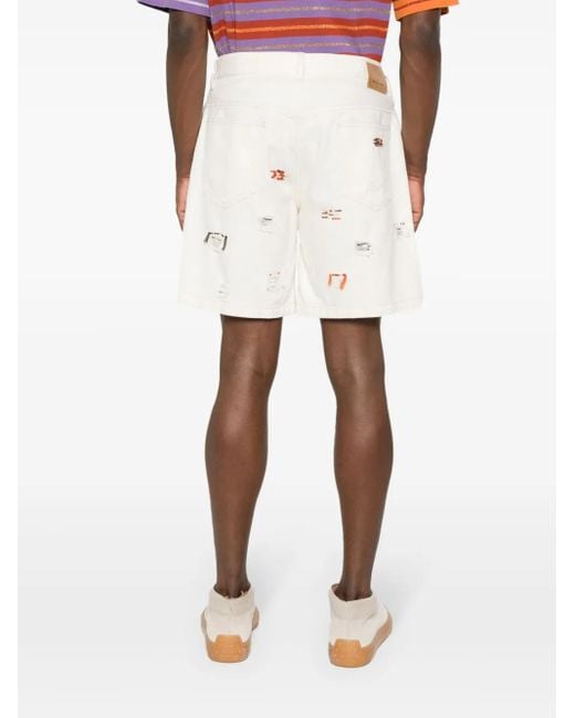 Isabel Marant Natural Jerryl Denim Shorts for men