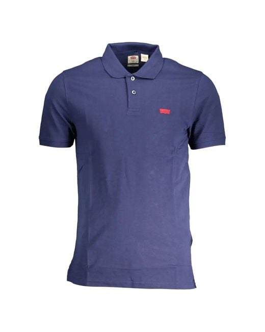Polo En Coton À Patch Logo Levi's pour homme en coloris Blue
