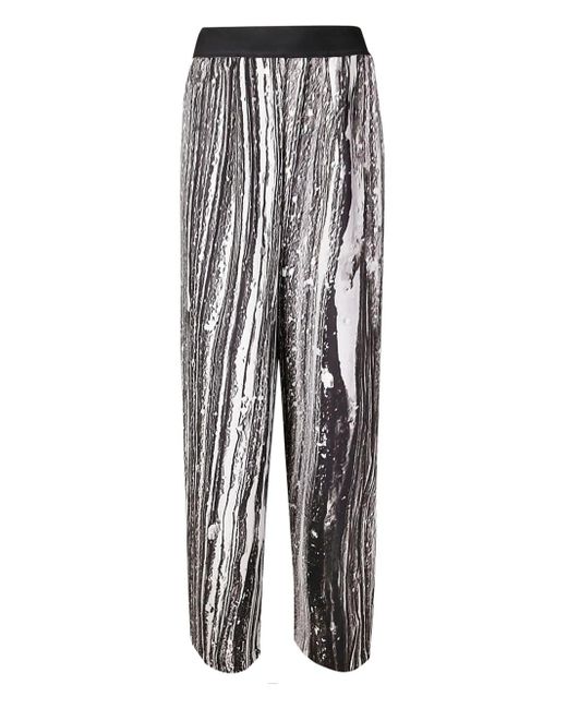 Pantalon À Imprimé Graphique Maria Calderara en coloris Gray