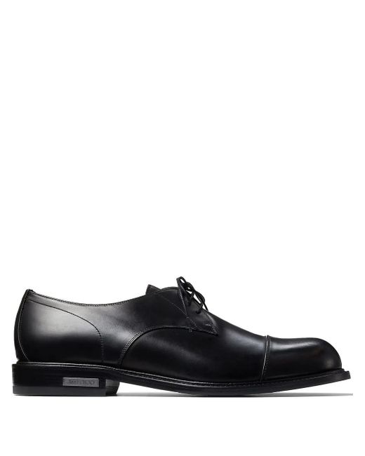 Jimmy Choo Black Ray Derby Shoes for men