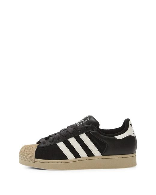 Adidas Black Superstar Ii Shell-Toe Sneakers