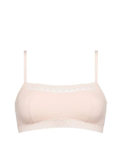 Eres Pink Delicatesse Lace-Trim Bra