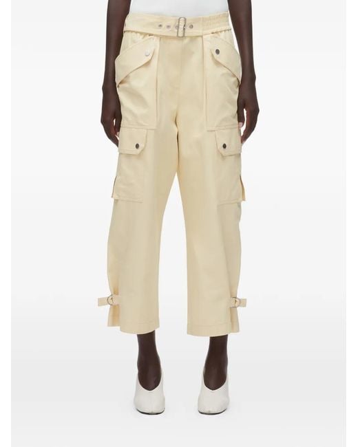 3.1 Phillip Lim Natural Belted Pocket Trousers