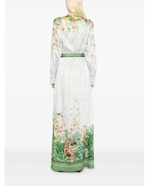Mary Katrantzou Green Torino Dress