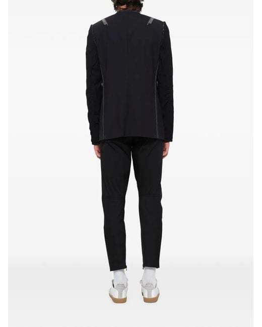 Lanvin Blue Inside-Out Collarless Jacket for men