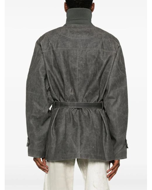 M I S B H V Black Blade Runner Parka for men