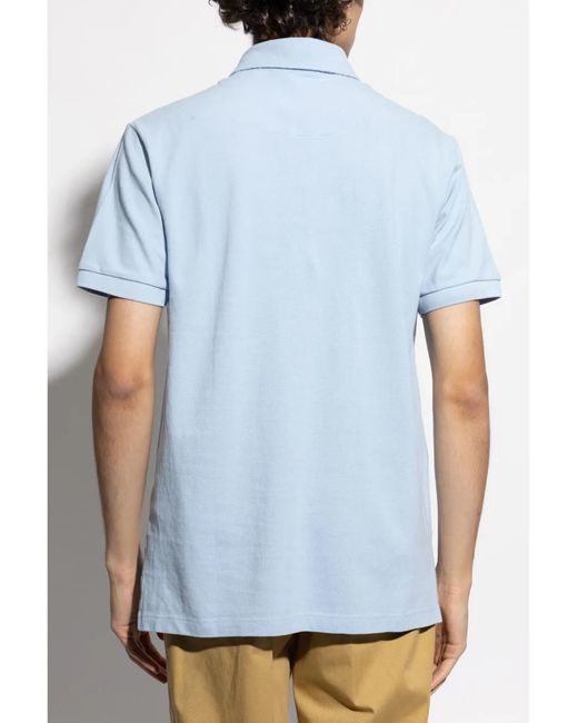 Etro Blue T-Shirt And Polo Shirt for men