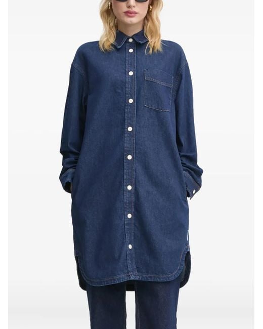 Marc O' Polo デニム シャツドレス Blue