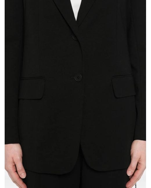 Weekend by Maxmara Black Single-Breasted Blazer