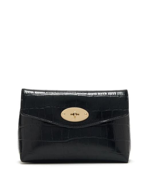 Mulberry Black Darley Clutch Bag