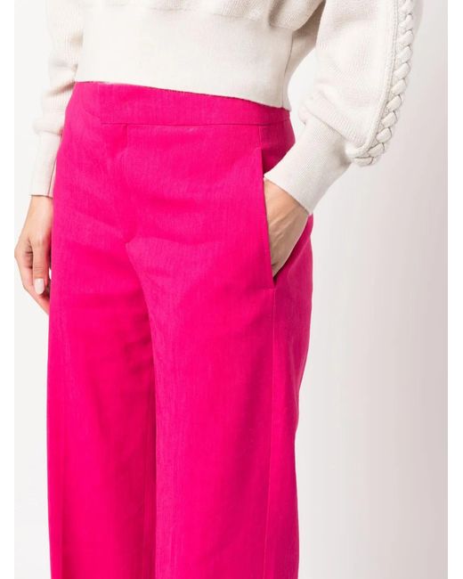Isabel Marant Pink Scarly Tailored Trousers
