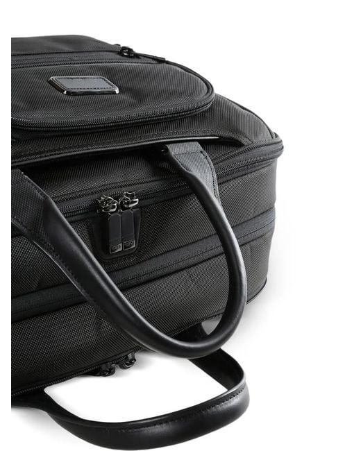 Tumi Black Medium Alpha Expandable Briefcase