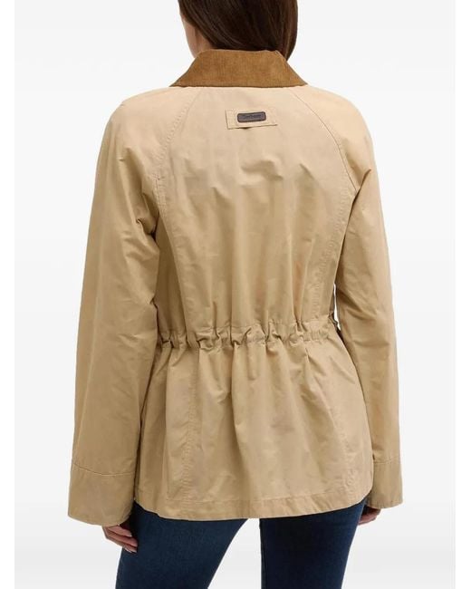 Barbour Natural Logo-Embroidered Jacket