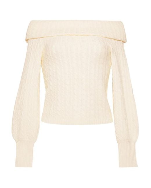 Top Con Spalle Scoperte di Cara Cara in White