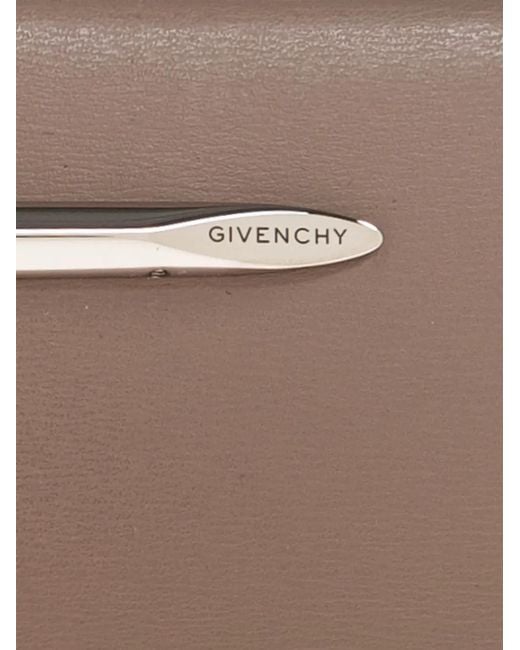 Givenchy Brown Pinch-Line Leather Wallet