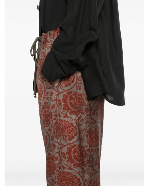 Uma Wang White Perch Trousers for men