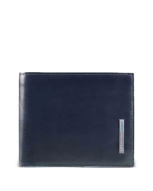 Piquadro Blue Leather Wallet