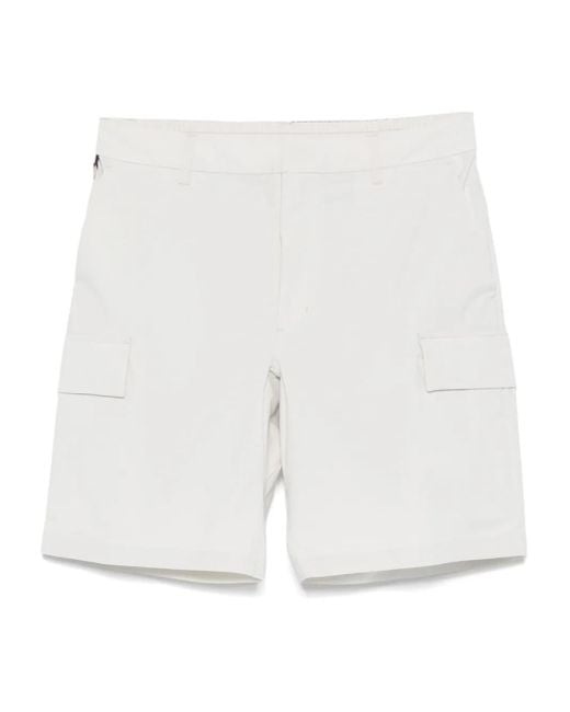 K-Way White Bastyel Shorts for men
