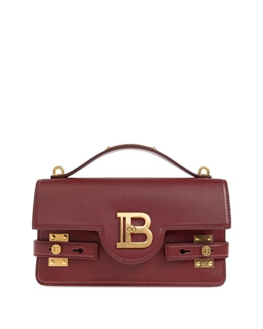 Borsa A Spalla 24 B-Buzz di Balmain in Red