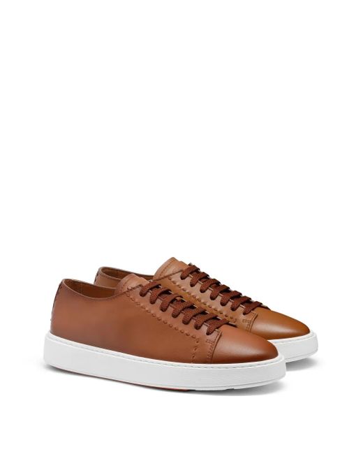Santoni Brown Sneakers for men