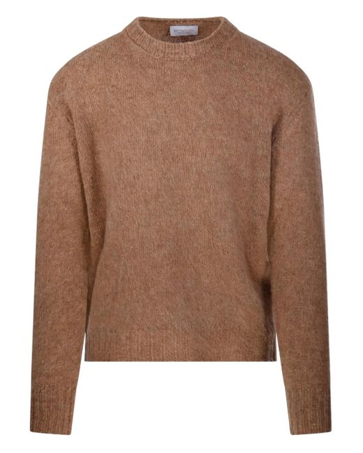 Diana Studio Brown Round-Neck Sweater for men