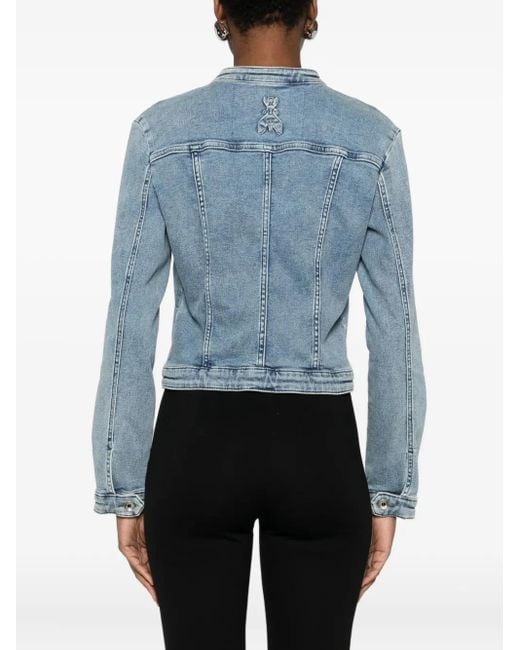 Patrizia Pepe ジップアップ デニムジャケット Blue