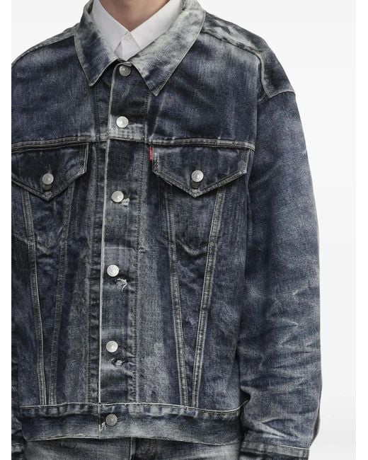 Junya Watanabe Gray Denim Jacket for men