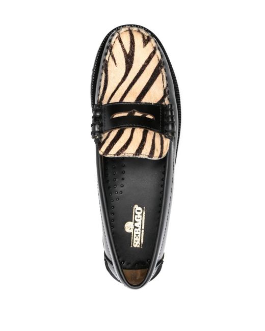 Sebago Black Dan Vamp Wild Loafer
