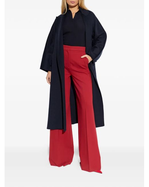 Max Mara Blue Cashmere Coat "Cesto"