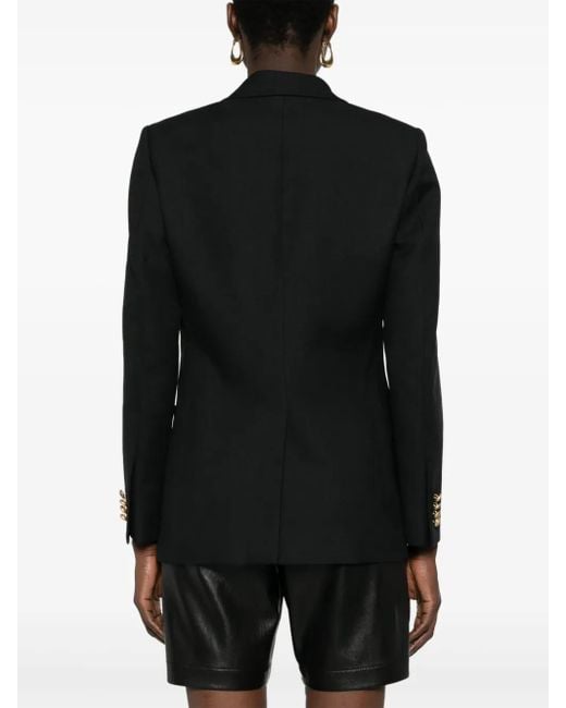 Gucci Black Single-Breasted Twill Blazer