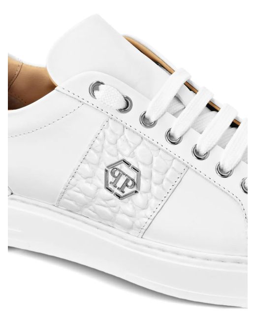 Sneakers Con Inserti di Philipp Plein in White