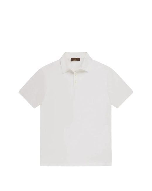 Slowear White Icecotton Slim-Fit Polo Shirt for men