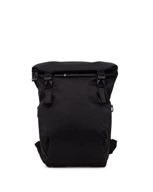 Côte&Ciel Black Buckle-Fastening Backpack