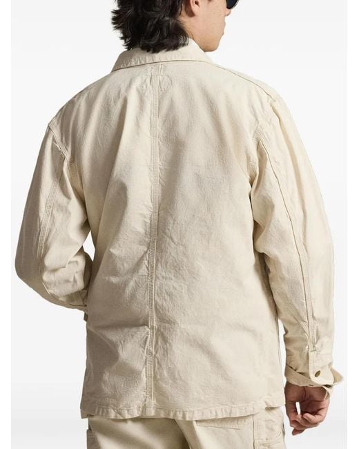 Polo Ralph Lauren Geknöpfte Jacke Mit Aufgesetzten Taschen in Natural für Herren
