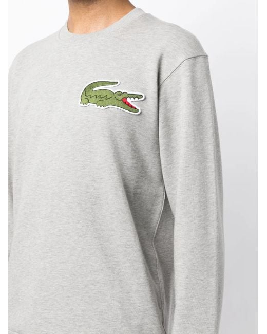 Comme des Garçons Gray Patch-Detail Cotton Sweatshirt for men