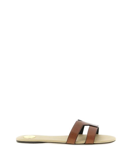 Saint Laurent White Mabrouka Sandals