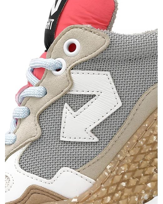 ID EIGHT Blue Hana Panelled Sneakers