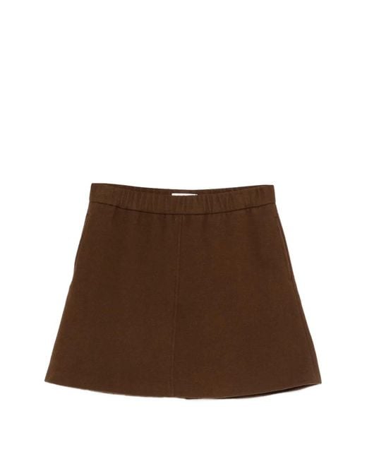Marc O' Polo Brown A-Line Skirt
